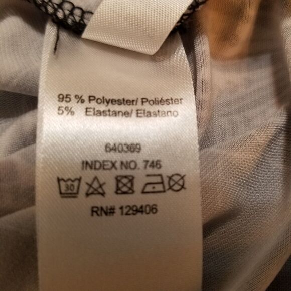 VENUS Career Casual Party Paisley Long Slv V-neck Elastic Waist Multicolor Sz M - Picture 7 of 8